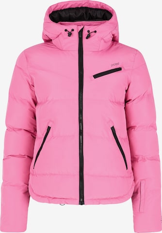 PROTEST Athletic Jacket 'PRTLUCID' in Pink: front