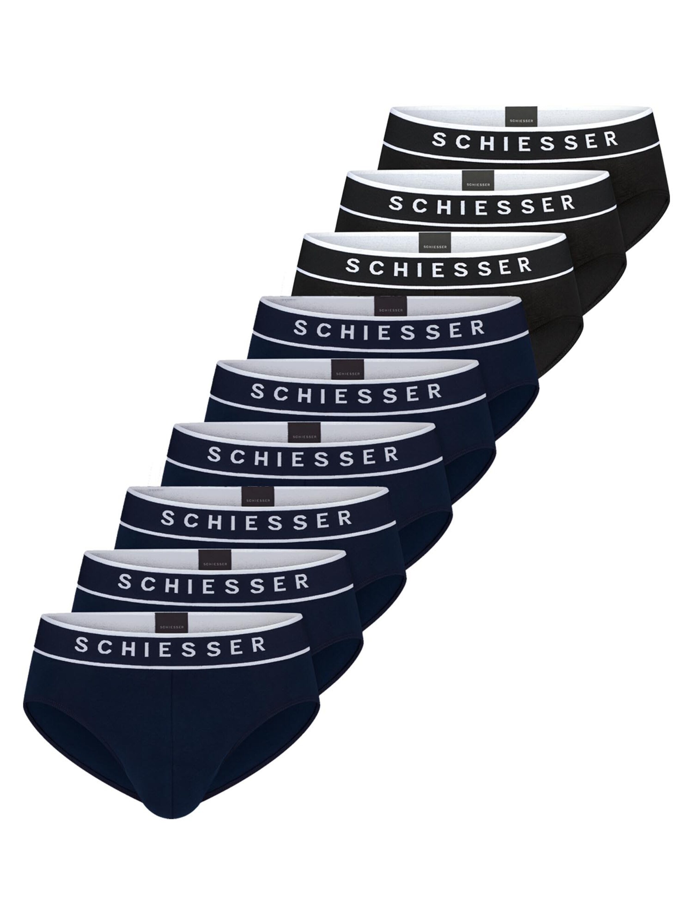 SCHIESSER Panty '95/5 Organic Cotton' in S in mottled blue, Item view