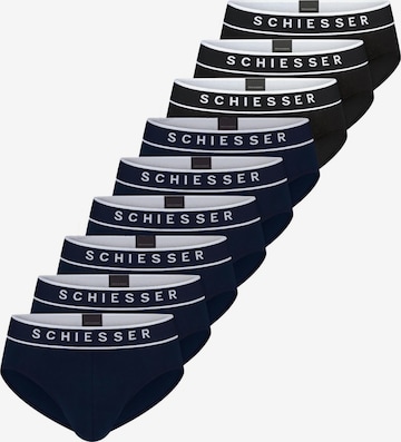 SCHIESSER Slip '95/5 Organic Cotton' in Blauw: voorkant