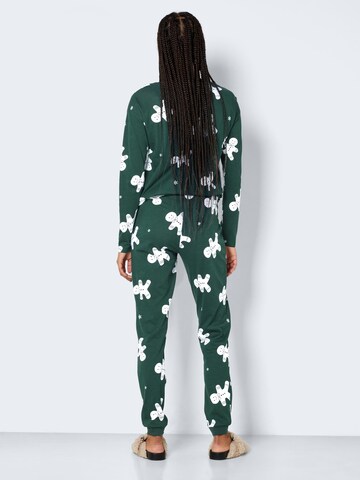 Effilé Pantalon 'Mille Christmas' Noisy may en vert