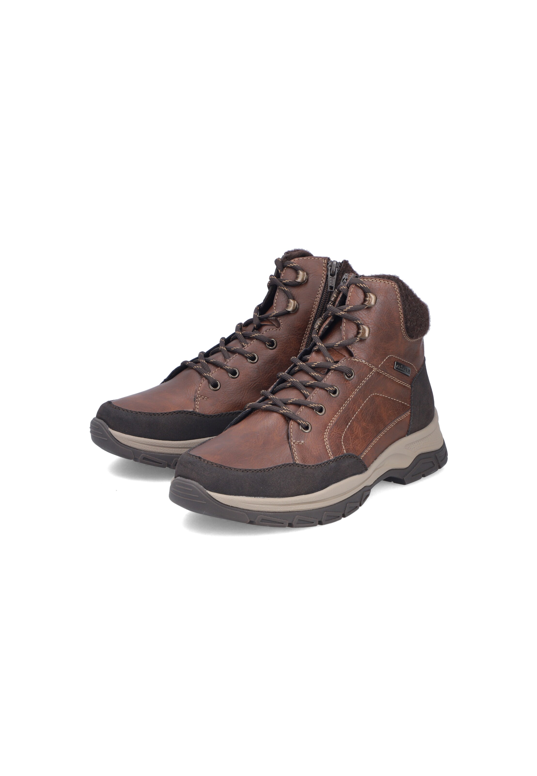 Chaussure à lacets Rieker en marron