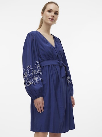 MAMALICIOUS Dress 'Nanaz Tess' in Blue
