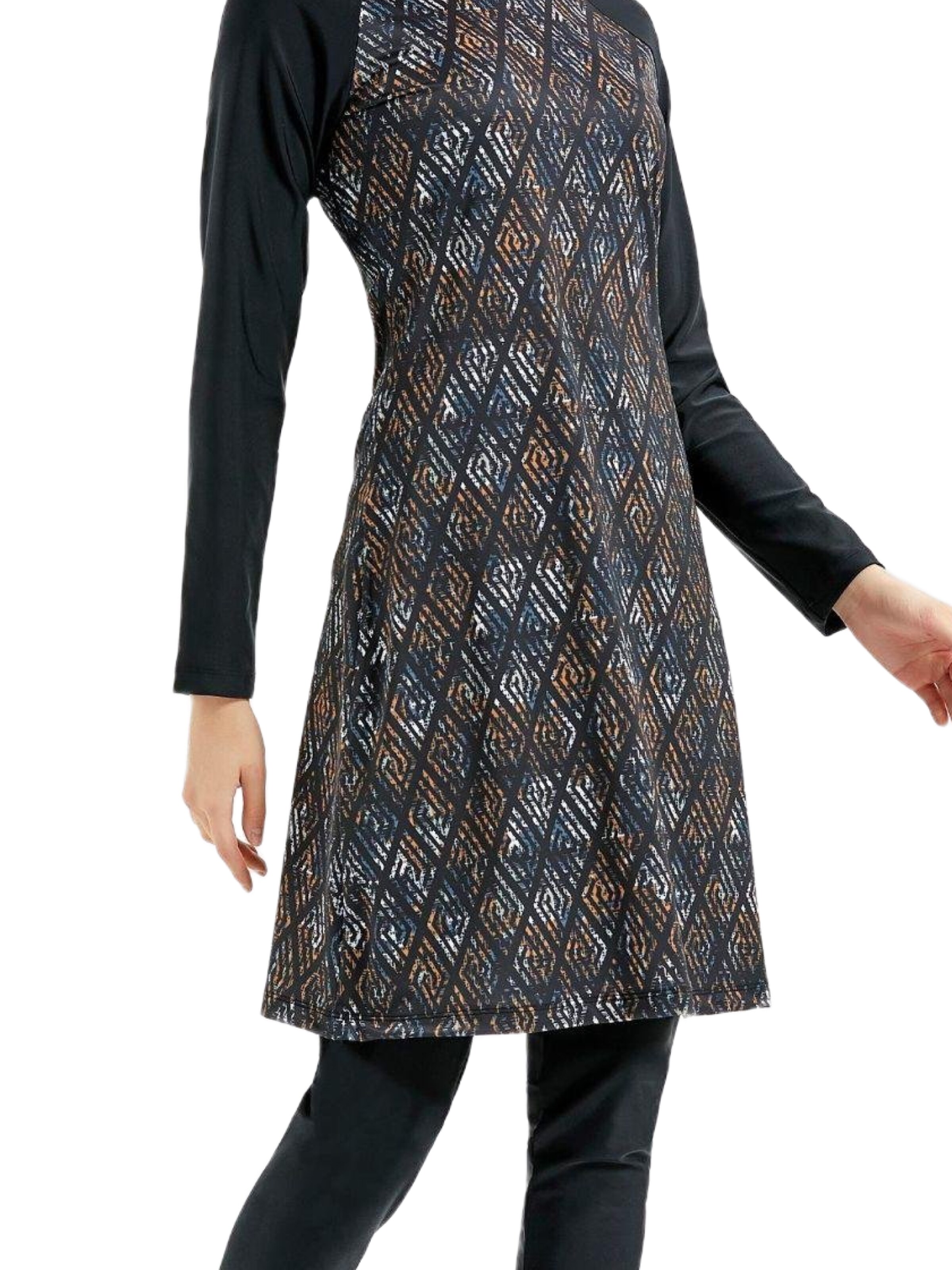 C&City High neck Swimsuit in Mixed colours