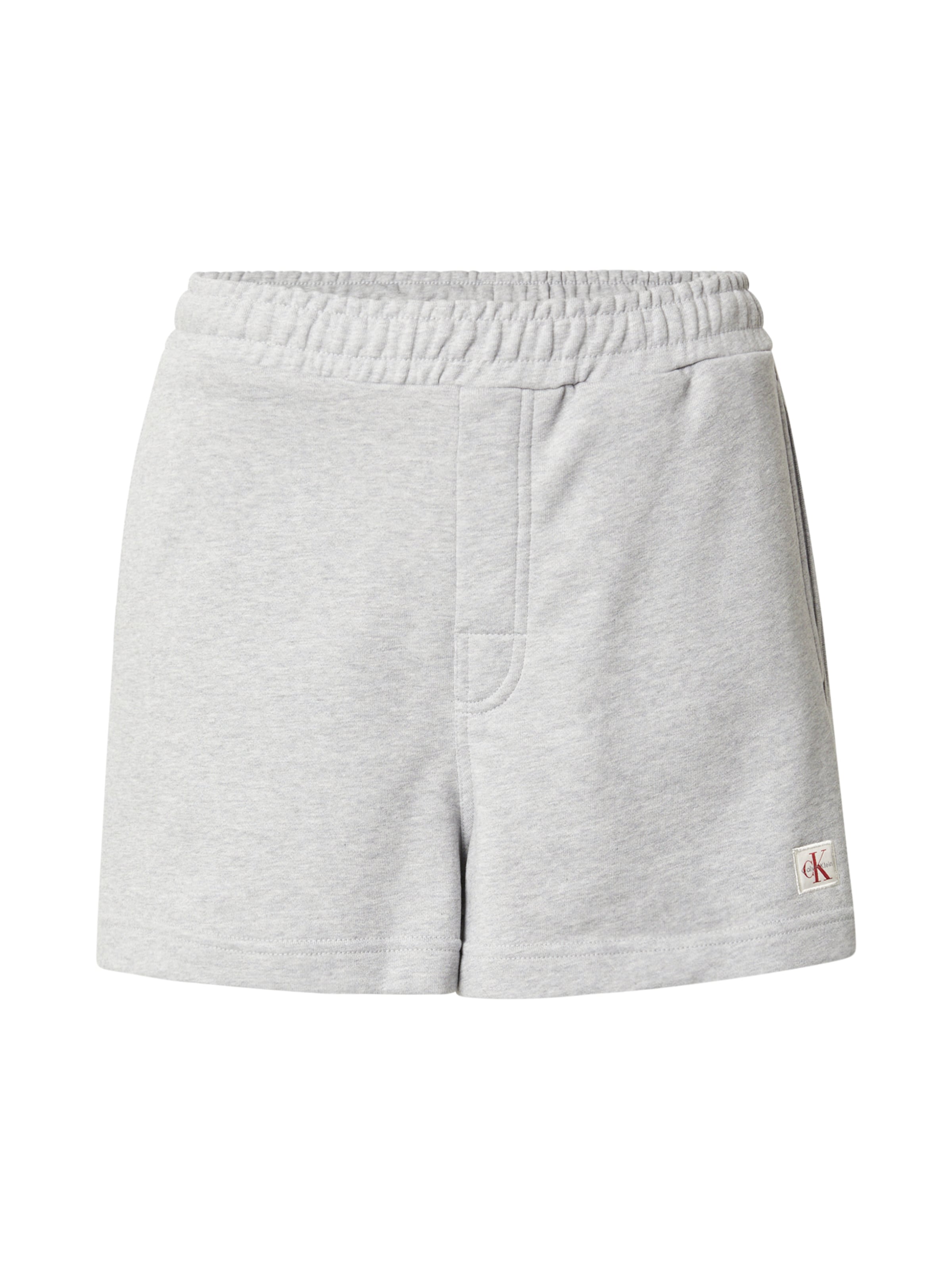 Calvin Klein Jeans Loosefit Παντελόνι σε γκρι: μπροστά