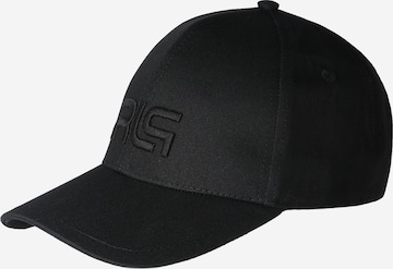 4F Athletic Cap in Black: front