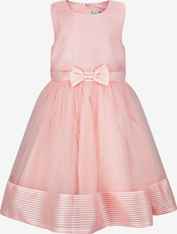 happy girls Dress in Pink: front