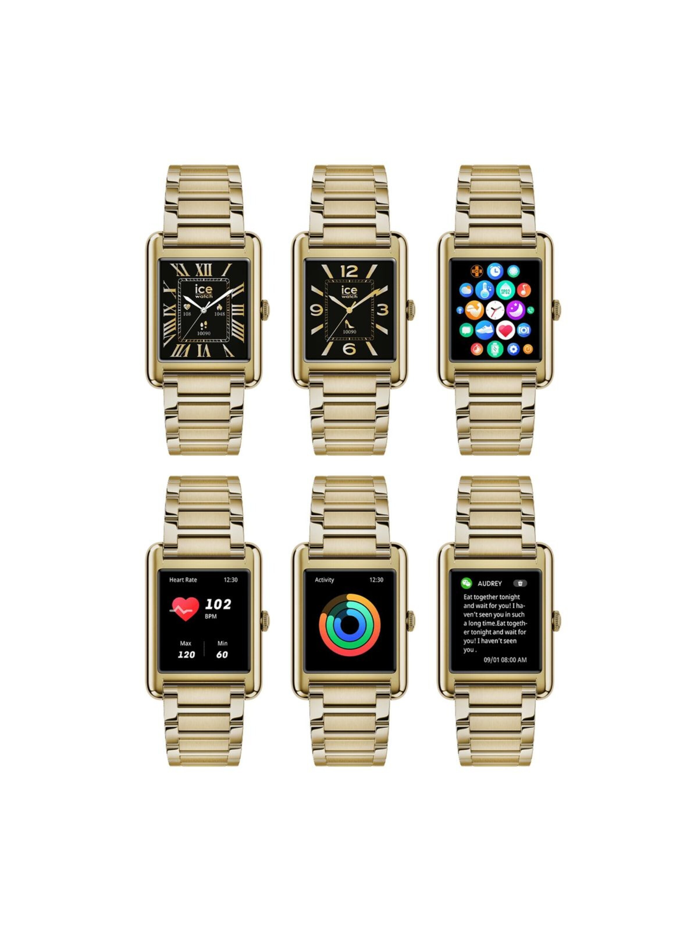 Montre digitale 'Smart TK 2.0' ICE WATCH en or