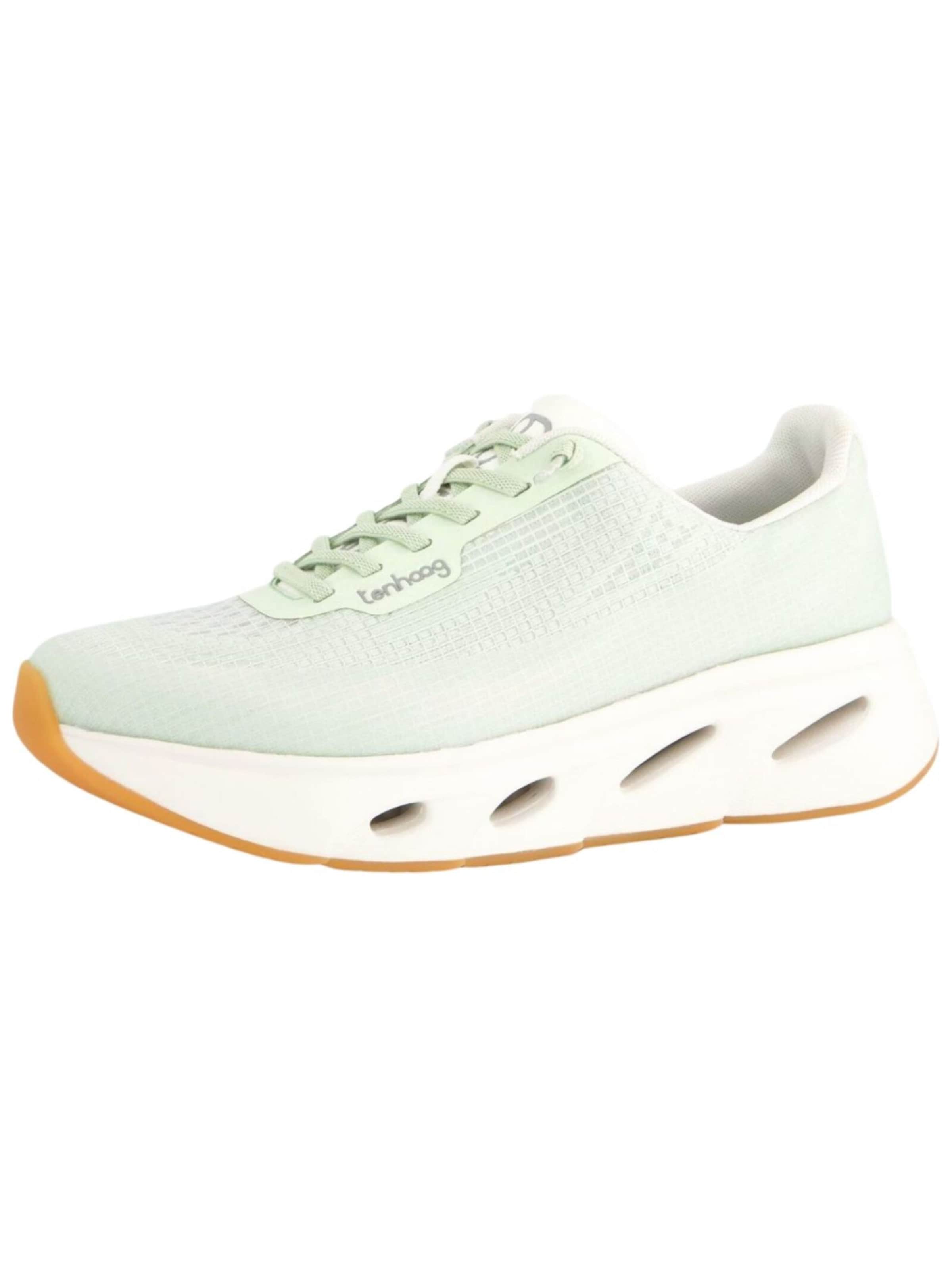 Tenhaag Platform trainers in Green: front