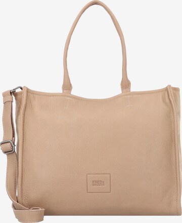 FREDsBRUDER Schultertasche 'Sewab' in Beige: predná strana