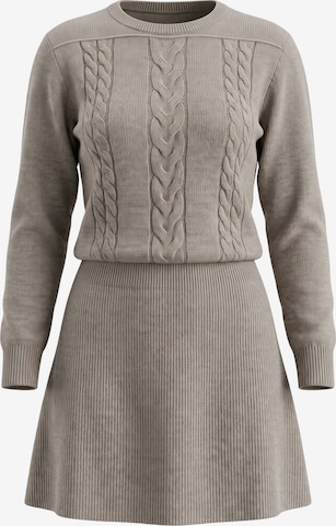 Imily Bela - Vestido de punto en beige: frente