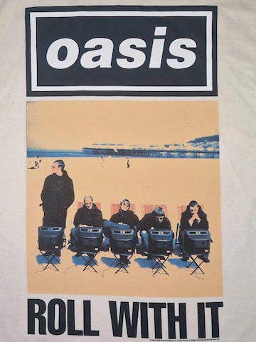 Oasis Shirt 'Oasis Roll With It T-Shirt' in White