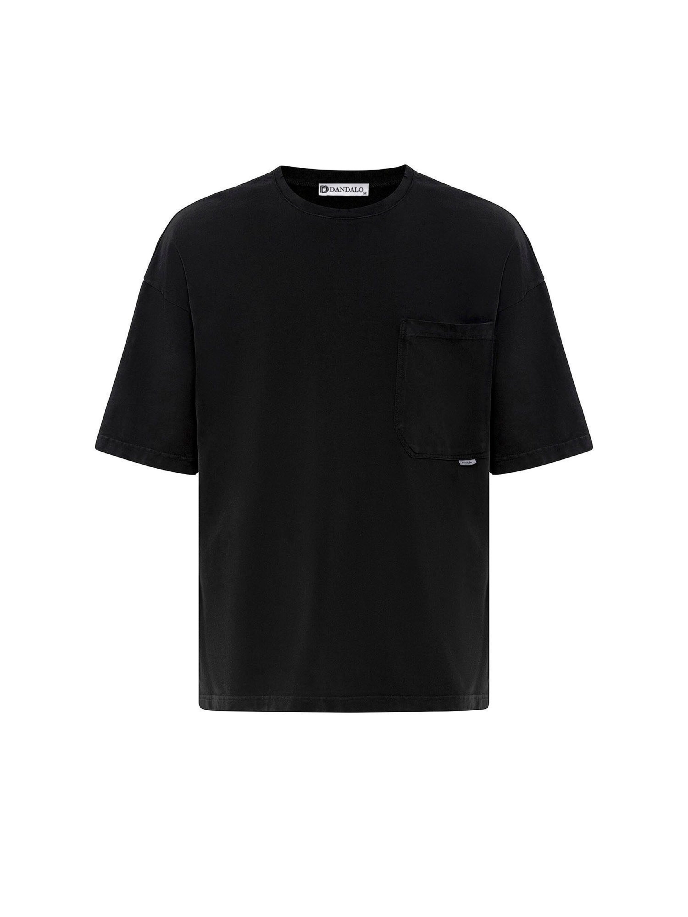 Dandalo T-Shirt in Schwarz: Vorderseite