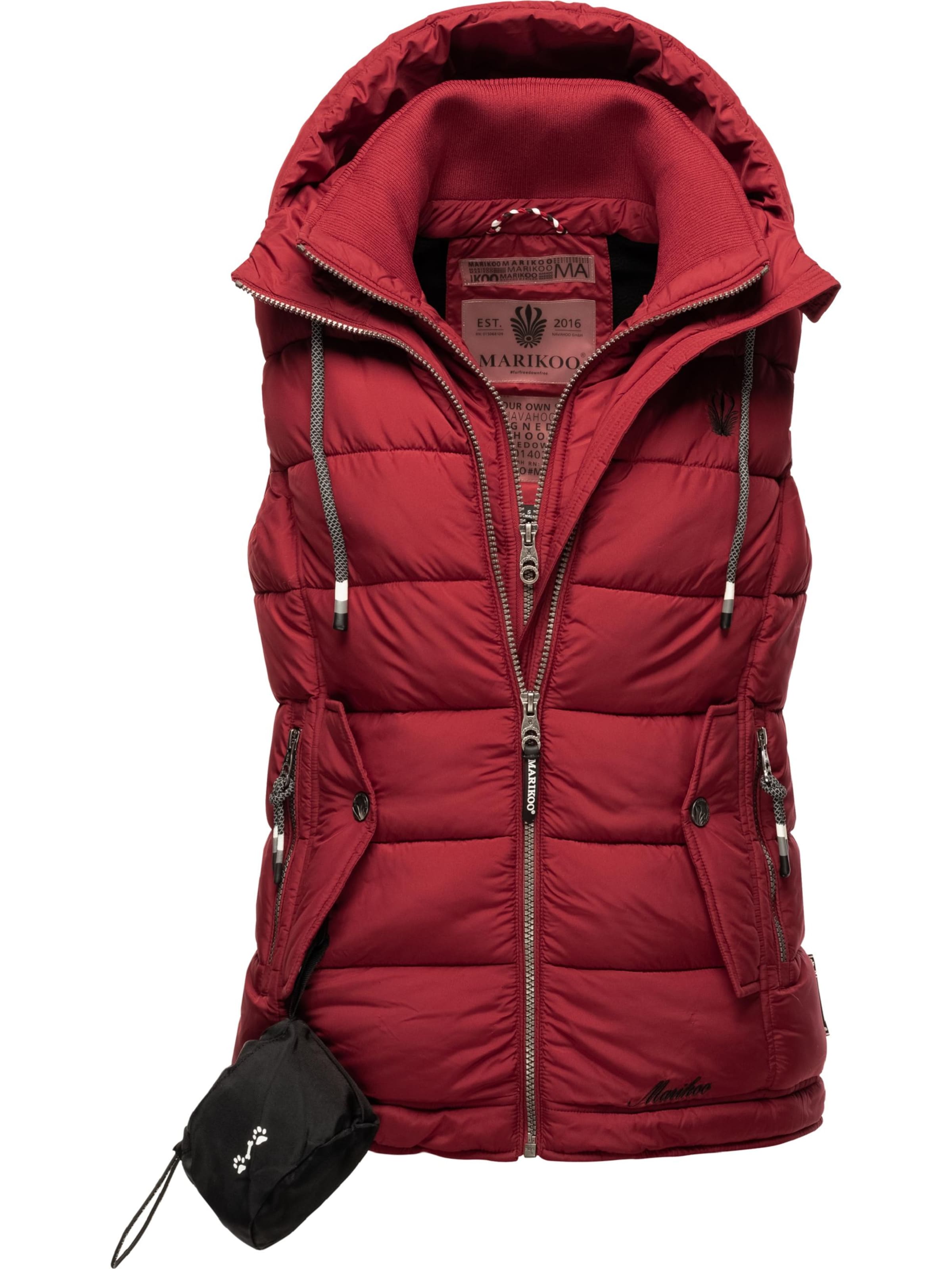 MARIKOO Vest 'Taisaa' in Red: front