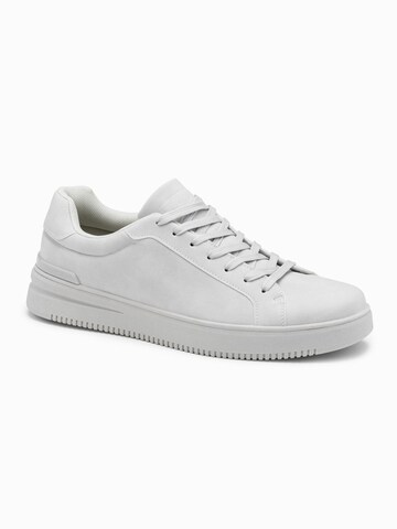 Ombre Platform trainers in White