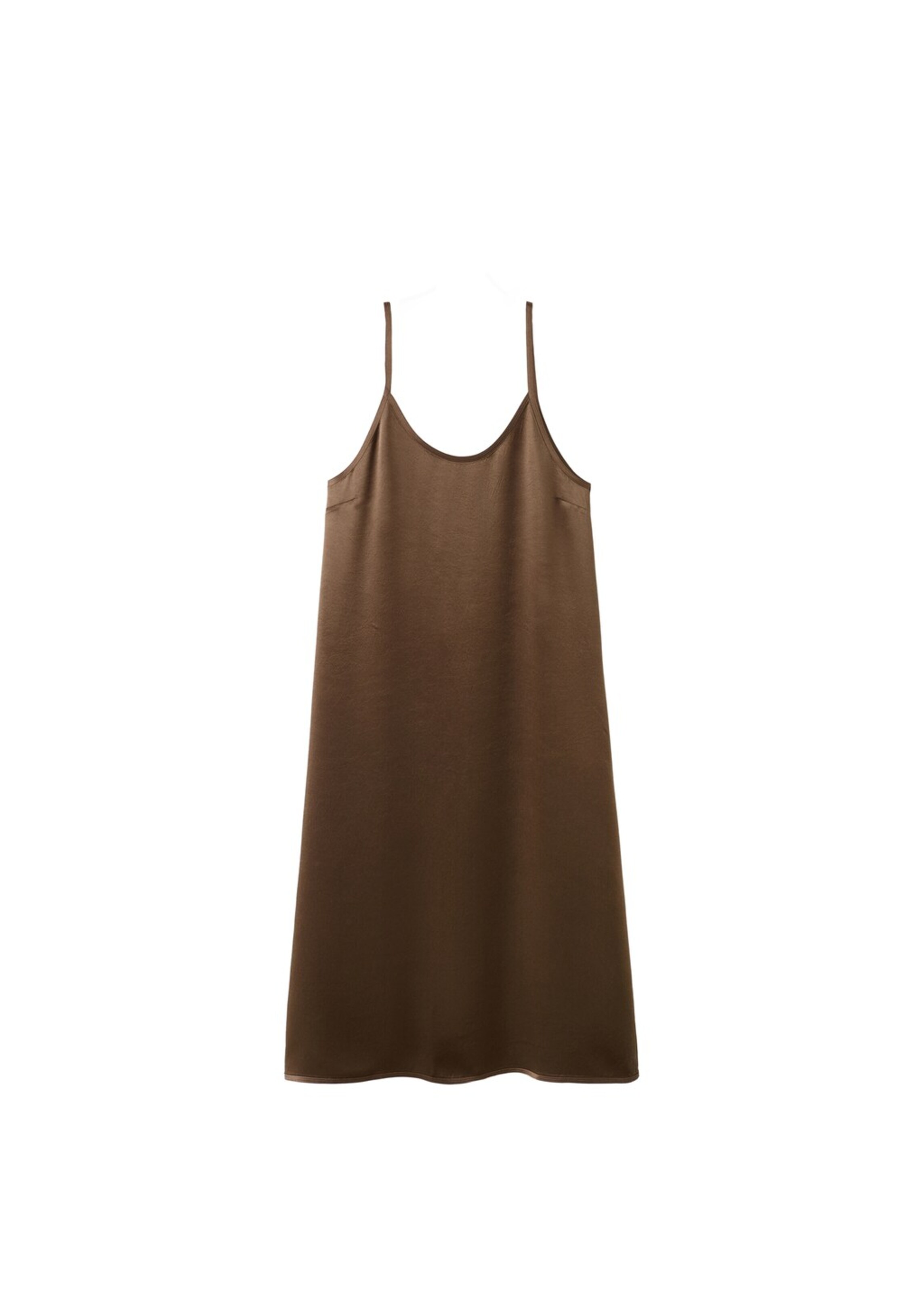 MANGO Nachthemd 'Oli' in Braun: Vorderseite