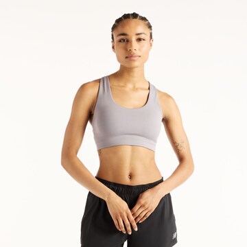 Bustier Soutien-gorge de sport 'Define Train Bra' new balance en gris : devant