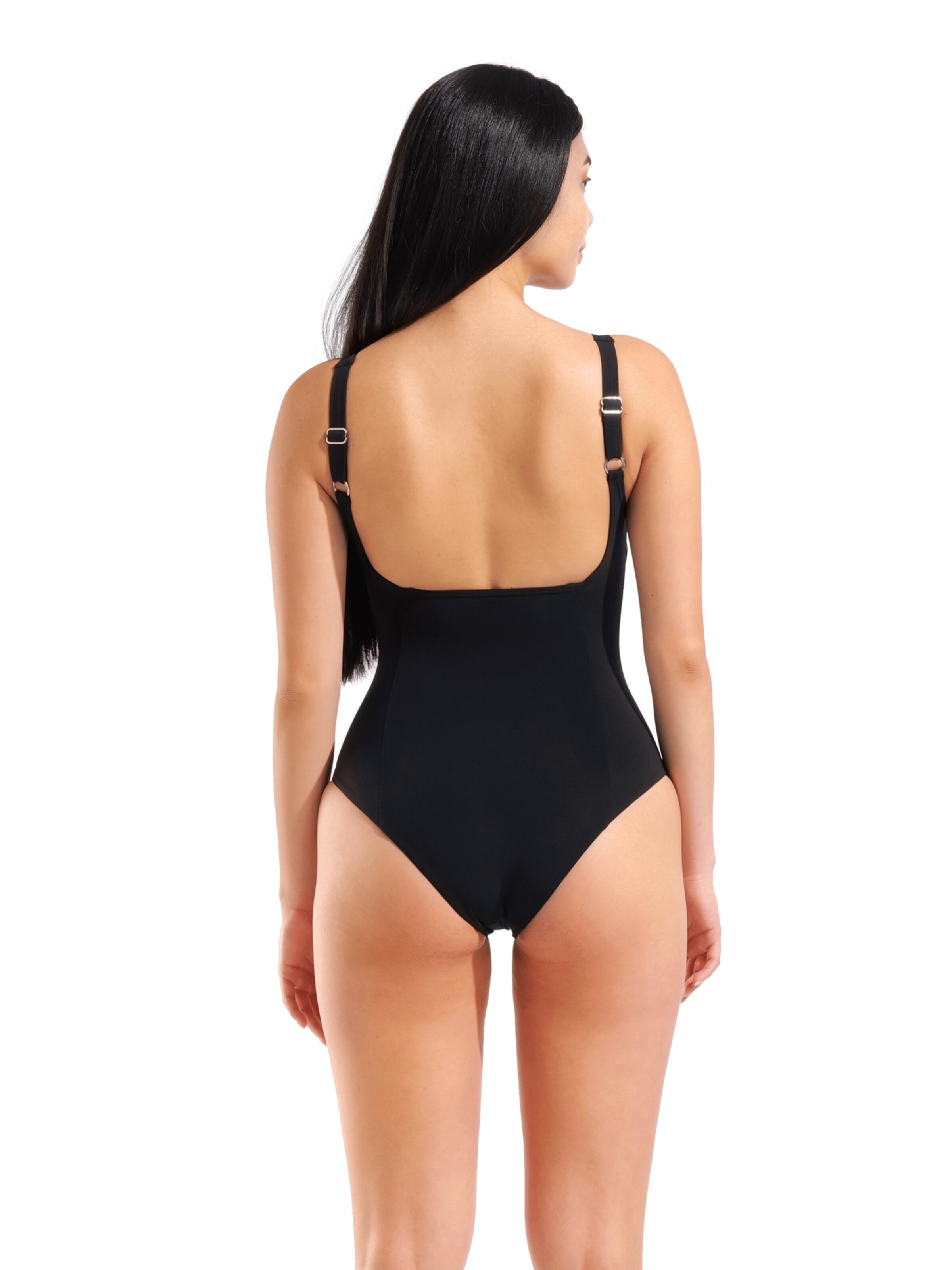 ARENA - Soutien Bustier Fato de banho modelador 'SHAPEWEAR LILI B-CUP' em preto