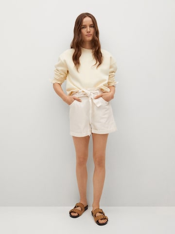 MANGO Regular Shorts 'MIA' in Beige