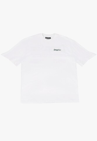 Dropsize Shirt 'Yesterday' in Wit: voorkant