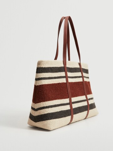 MANGO Shopper 'Bosco' in Beige