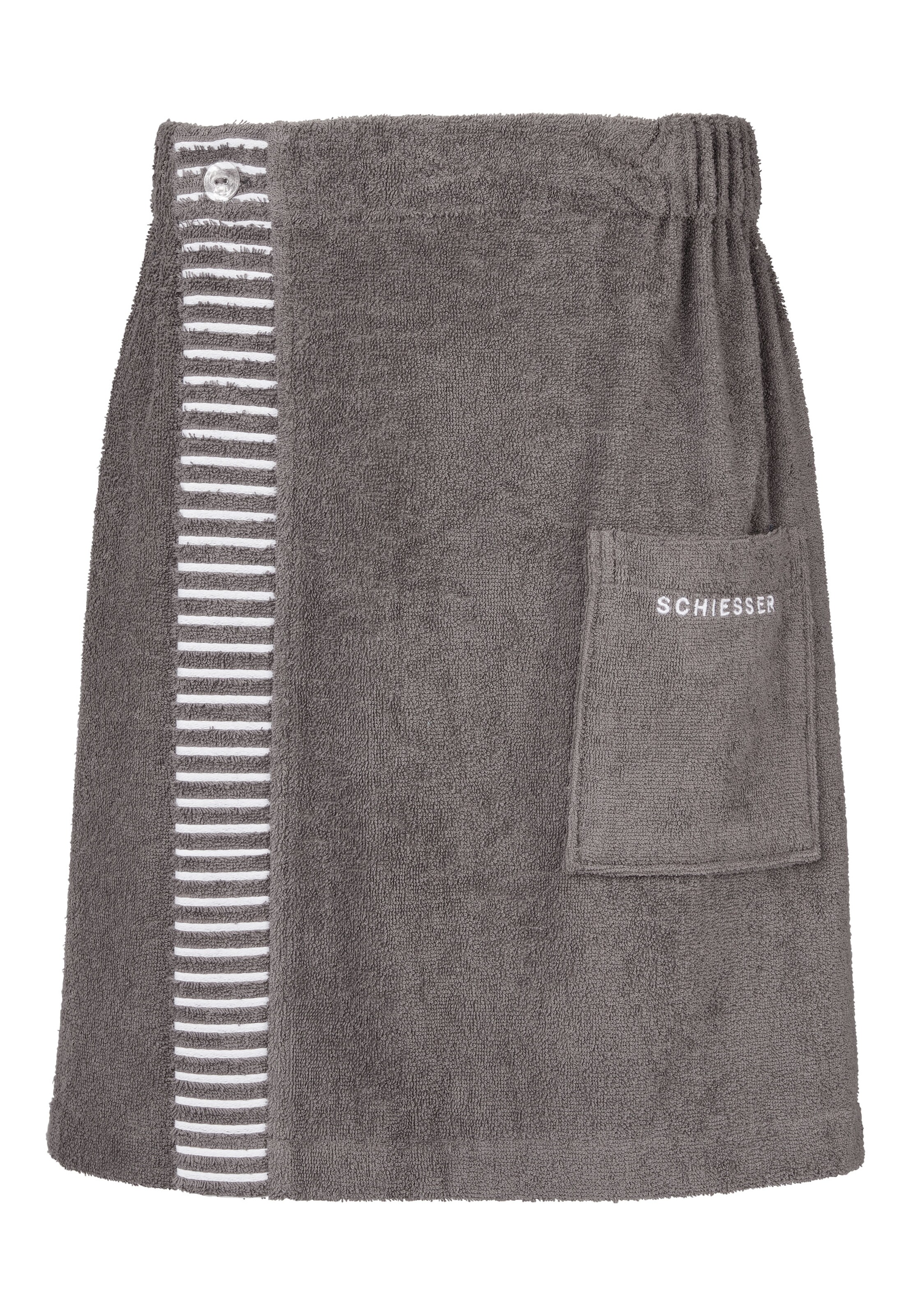 SCHIESSER Towel 'Rom' in Grey: front