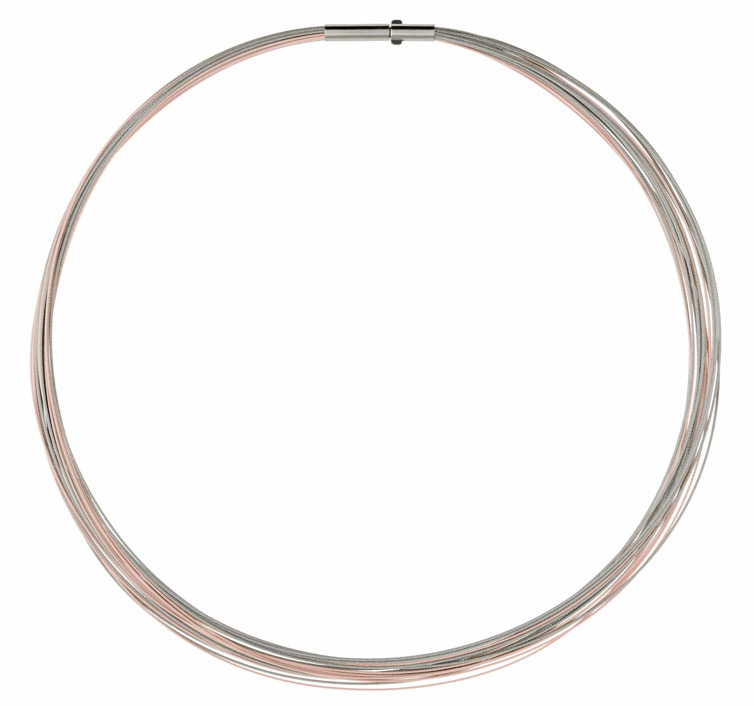 Ernstes Design Kette in Silber: Vorderseite