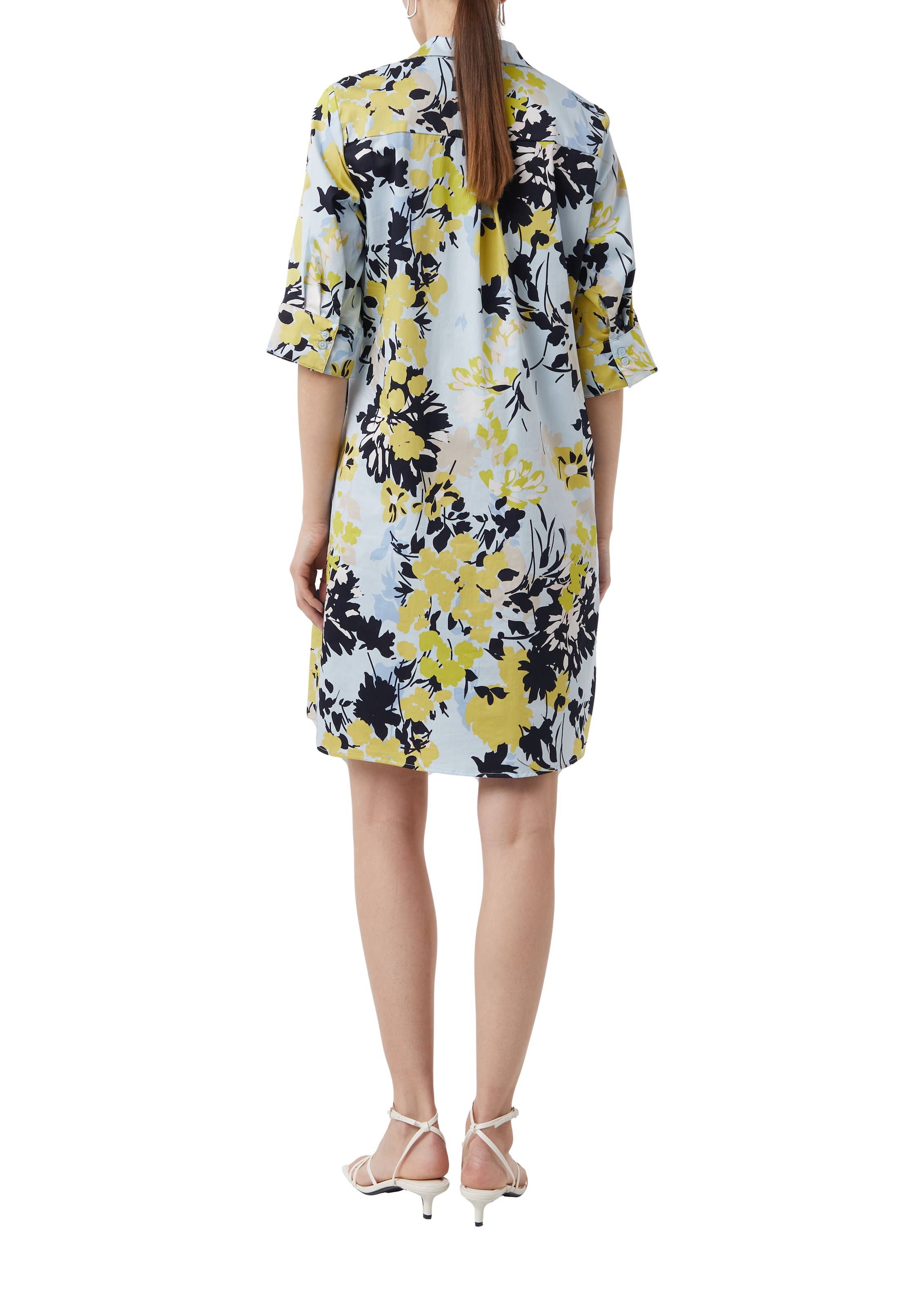 COMMA Платье в Синий: сзади