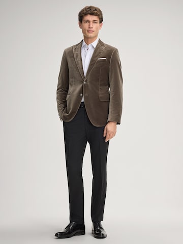 JOOP! Slim fit Colbert 'Horace-Velvet' in Bruin