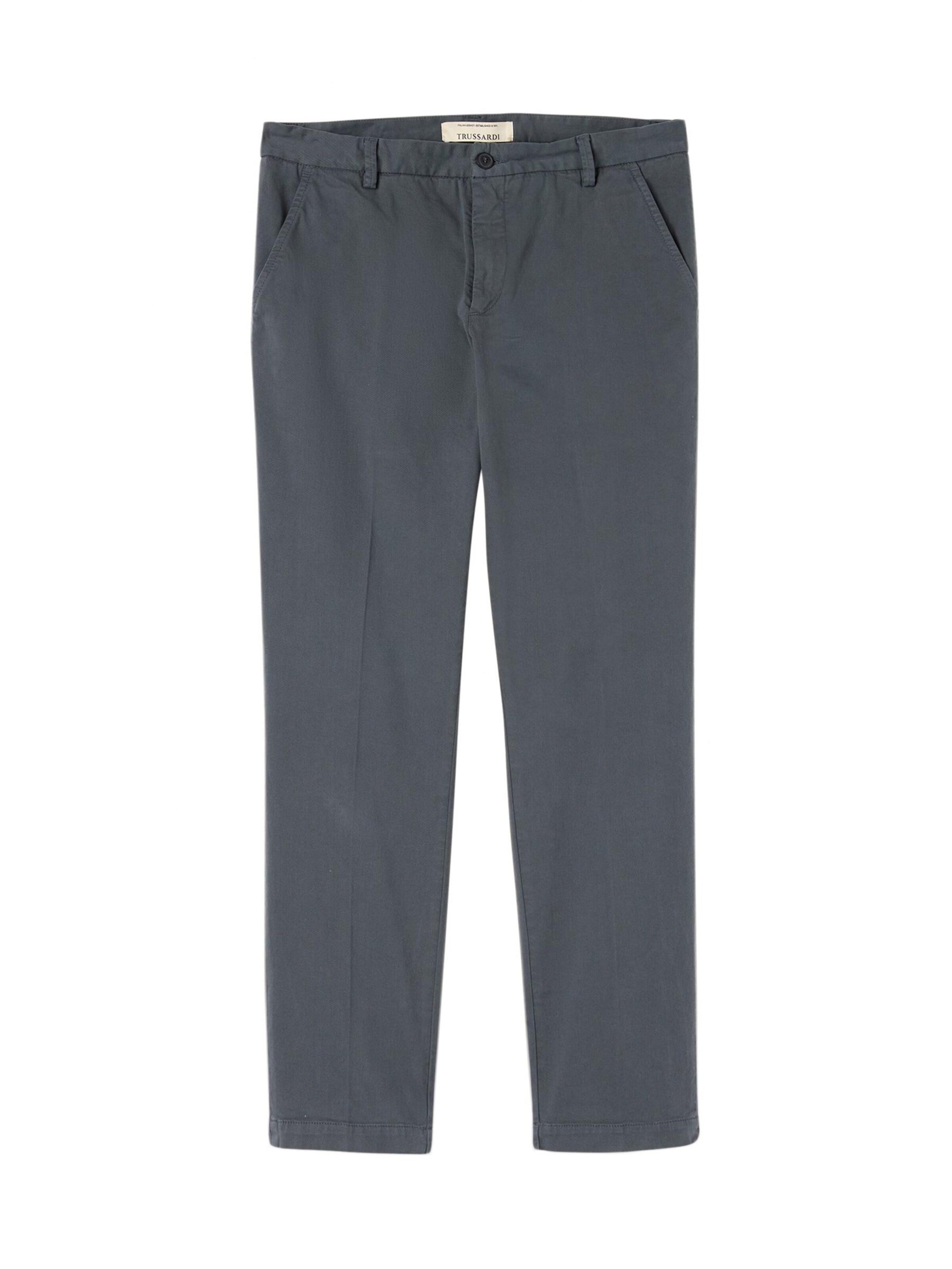Trussardi Broek in Grijs: voorkant