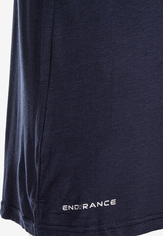 ENDURANCE Funkcionalna majica 'Siva' | modra barva
