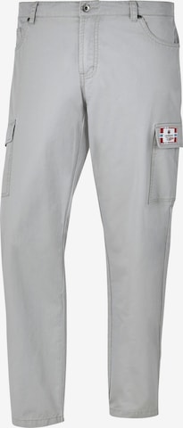 Jan Vanderstorm Loose fit Cargo Pants 'Engelbrekt' in Grey: front