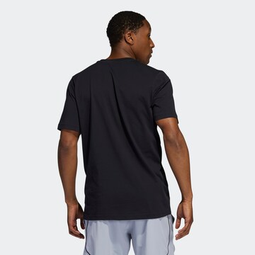 ADIDAS PERFORMANCE Performance Shirt 'Born Different' in Black