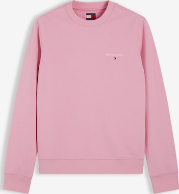 Bluză de molton de la Tommy Jeans pe roz: față