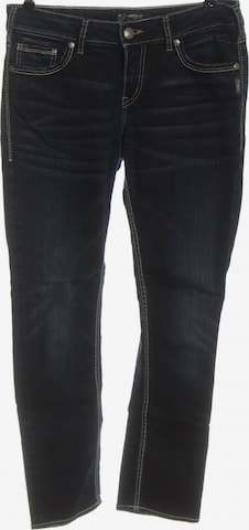 Silver Straight-Leg Jeans in 32-33 x 31 in Blue: front