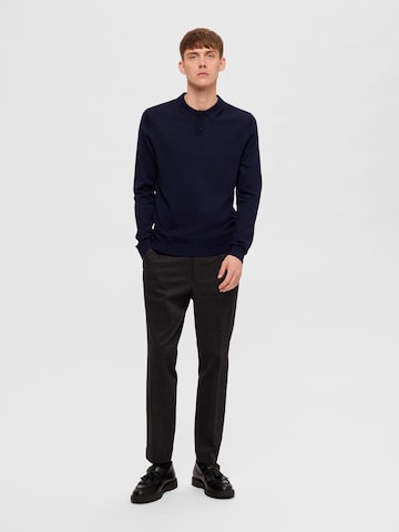 SELECTED HOMME Pullover 'Town' in Blau