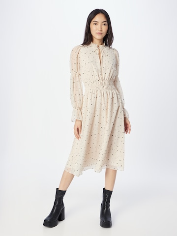 Designers Remix Dress 'Denise' in Beige: front