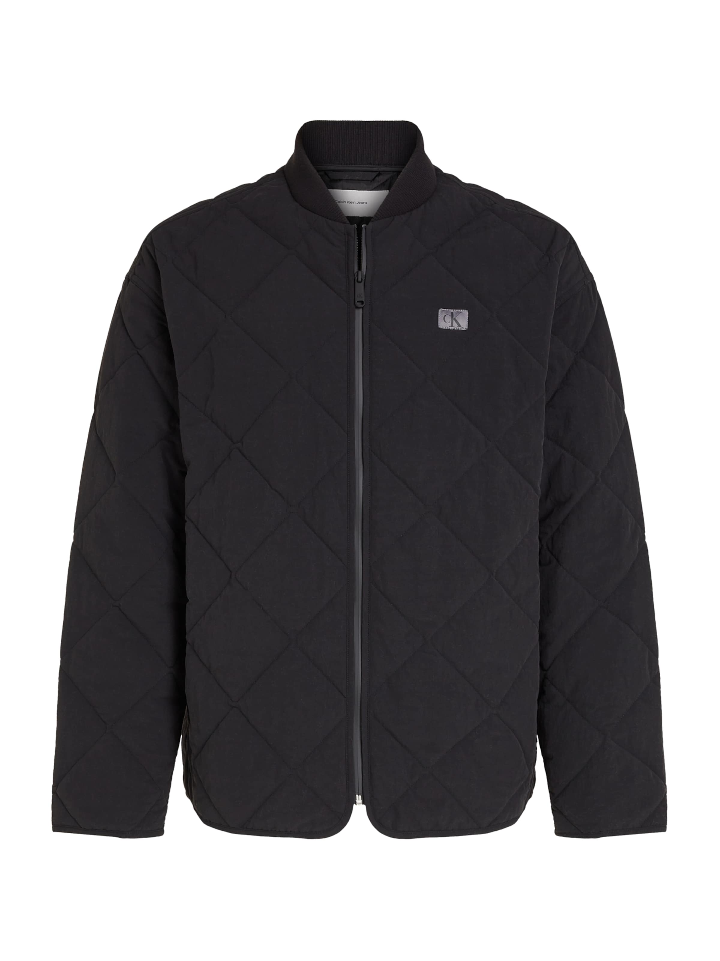 Calvin Klein Jeans Between-season jacket in Black: front