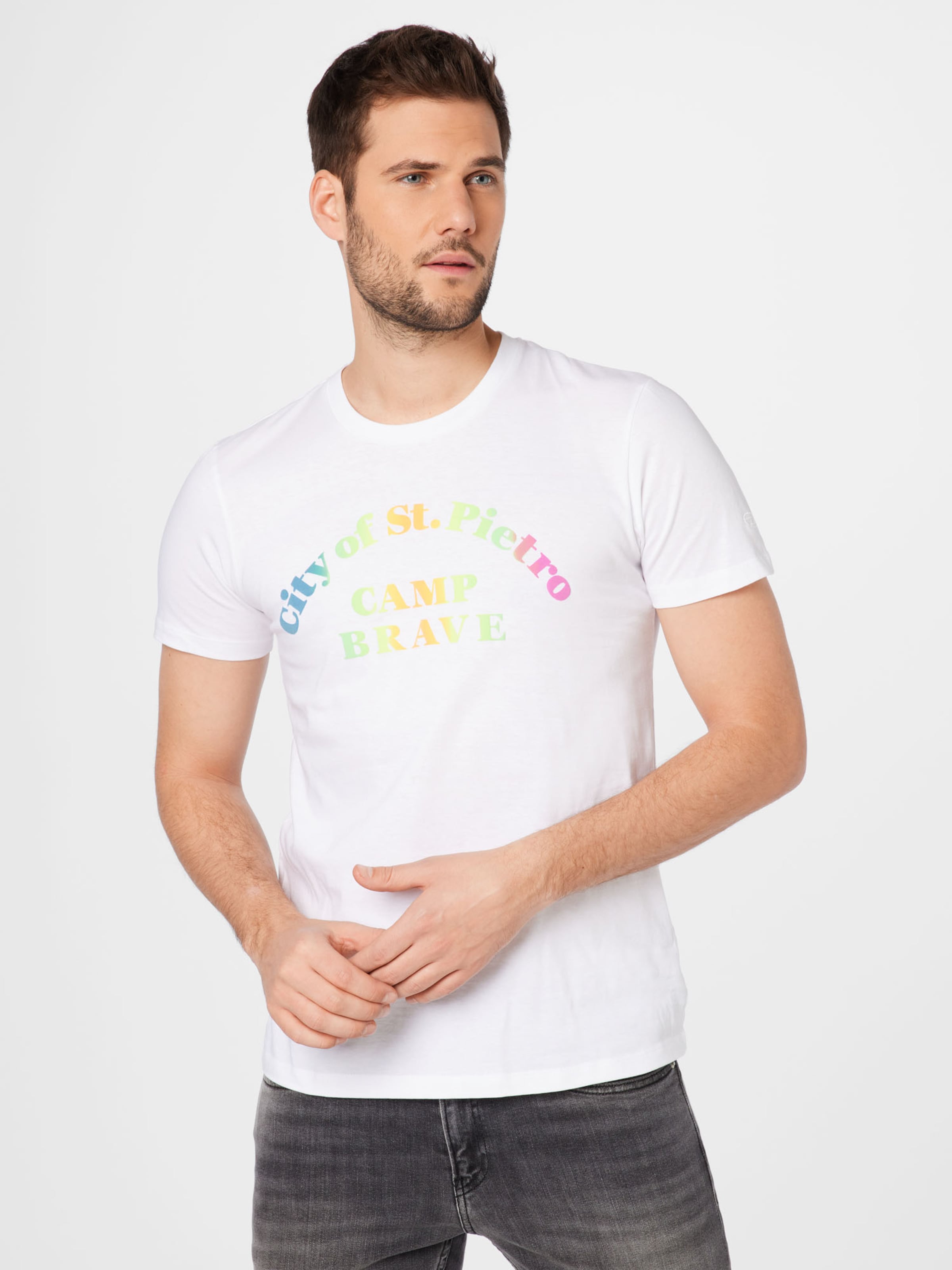 Männer Shirts DIESEL T-Shirt 'INY' in Offwhite - AM71180 Männer Shirts DIESEL T-Shirt 'INY' in Offwhite - AM71180