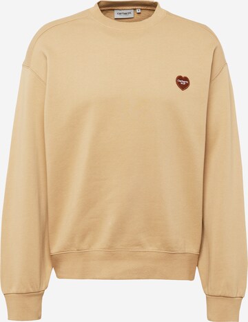 Carhartt WIP Sweatshirt in Bruin: voorkant