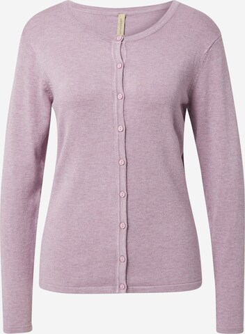 Cardigan 'Dollie' Soyaconcept en violet : devant