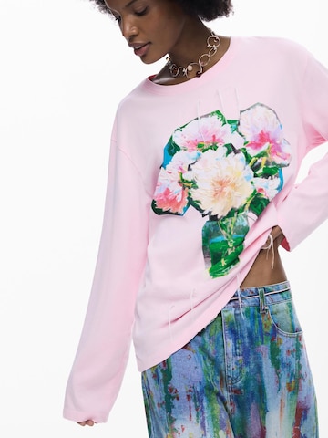 Desigual Tričko - Ružová