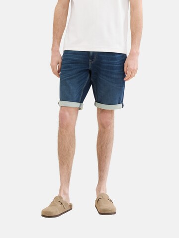 TOM TAILOR Regular Shorts 'Josh' in Blau: predná strana