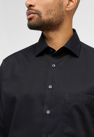 ETERNA Comfort Fit Shirt in Schwarz