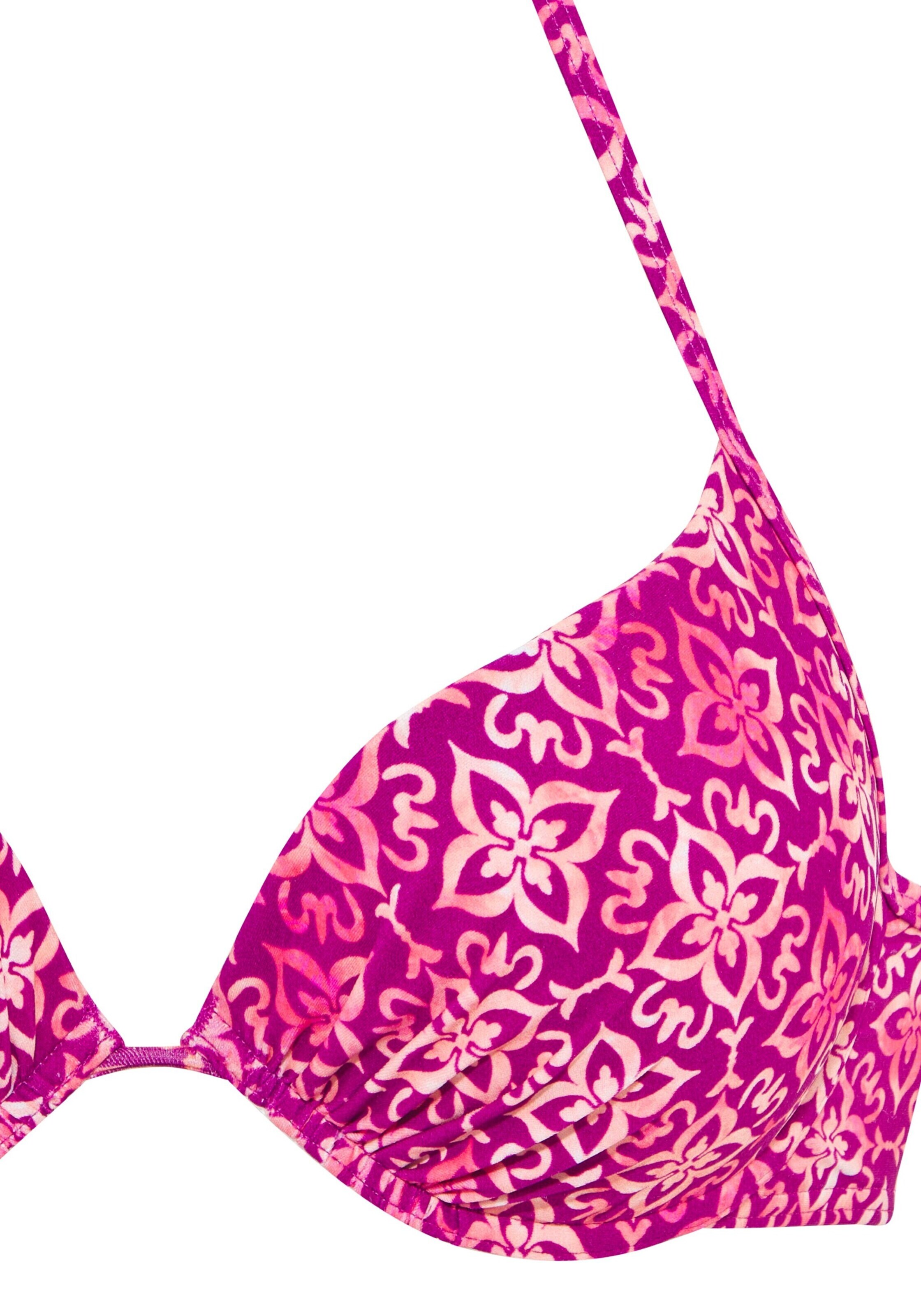 VIVANCE Push-up Bikini zgornji del | roza barva