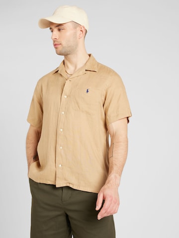 Polo Ralph Lauren Regular Fit Hemd 'CLADY' in Beige