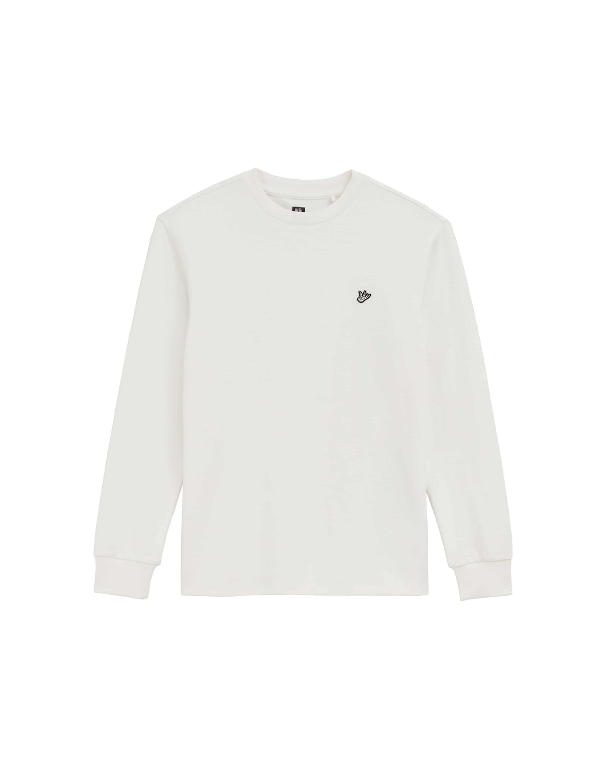 WE Fashion - Sweatshirt em branco: frente