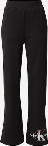 Pantalon Calvin Klein Jeans en noir : devant