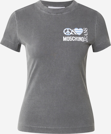 Maglietta di Moschino Jeans in grigio: frontale