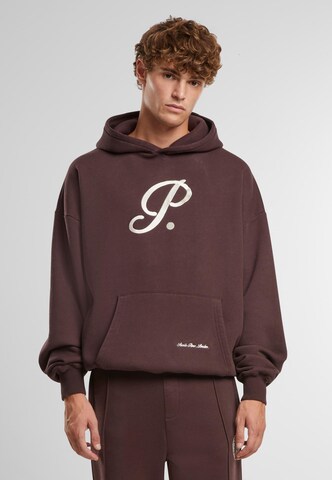 Prohibited Sweatshirt 'Brixton' in Bruin: voorkant