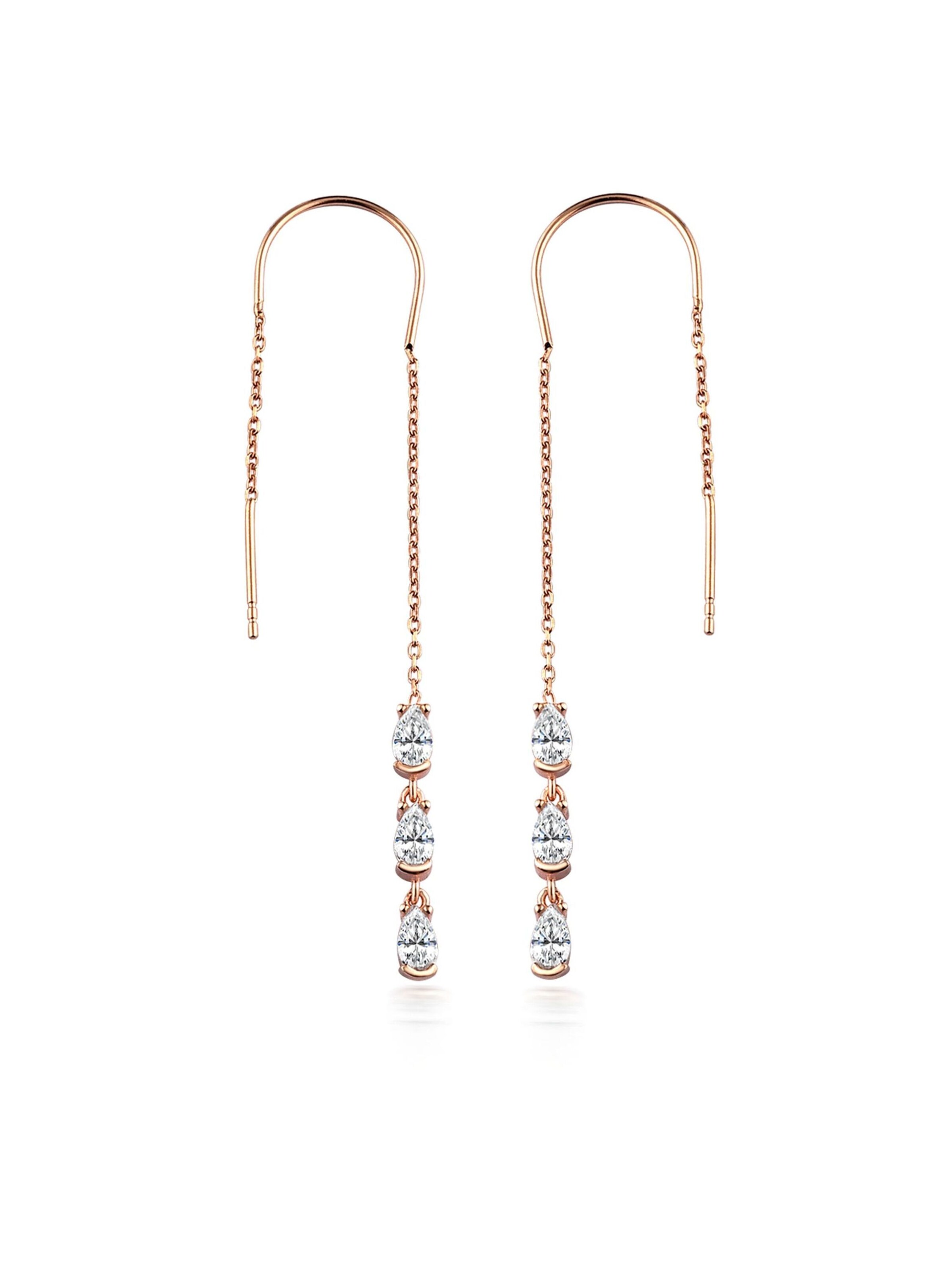 Dkeniz Ohrhänger in rosegold, Produktansicht